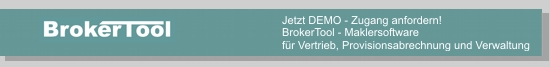 Zugang zur BrokerTool - Maklersoftware jetzt anfordern!