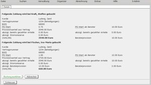 Brokertool - Provisionsabrechnung Buchungsbeleg