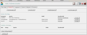 Brokertool - Verträge Übersicht