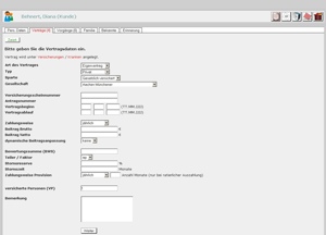 Brokertool - Vertrag anlegen